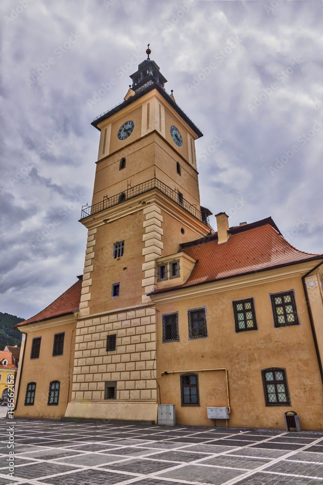 Old Town Hall in Brasov in Romania