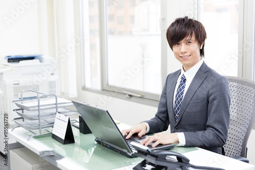 portrait of asian businessman in the office
