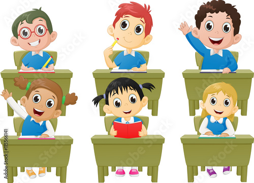 lesson activities school children in classroom