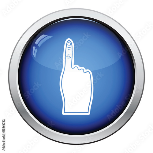 Fans foam finger icon