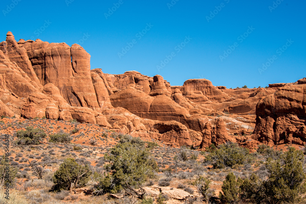 Views from around the Arches National Park, Utah