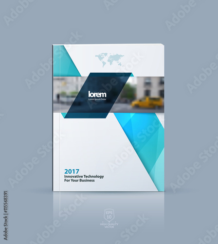 Vector design for cover annual report. Brochure or flyer templat