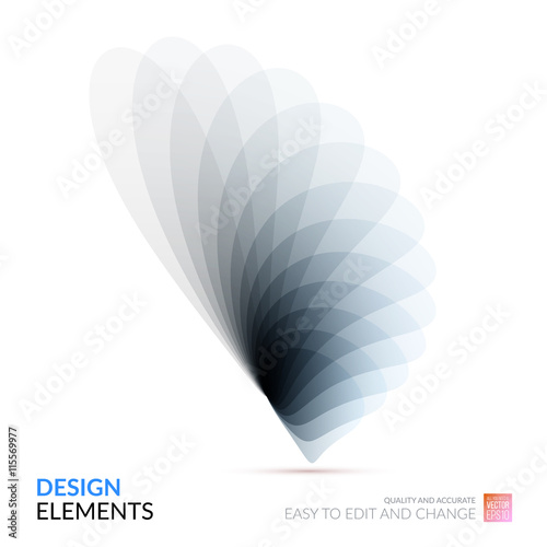 Vector Design Elements for graphic layout. Modern Abstract backg