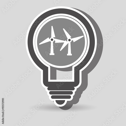 energy eolica isolated icon design, vector illustration  graphic 