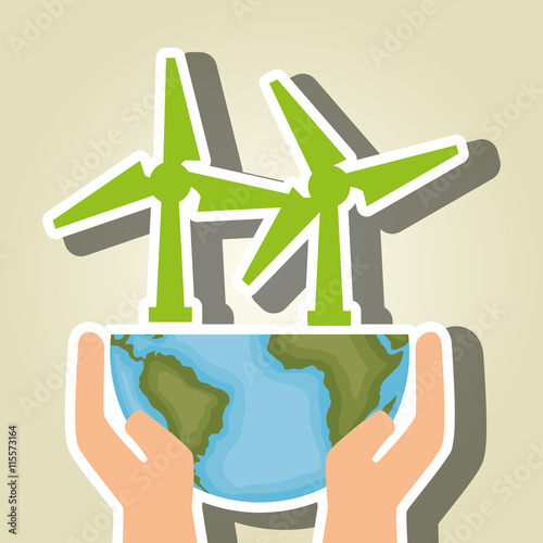 planet and aeolic isolated icon design, vector illustration  graphic 