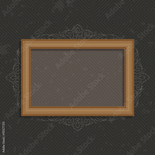 Vector wooden frame © art_sonik