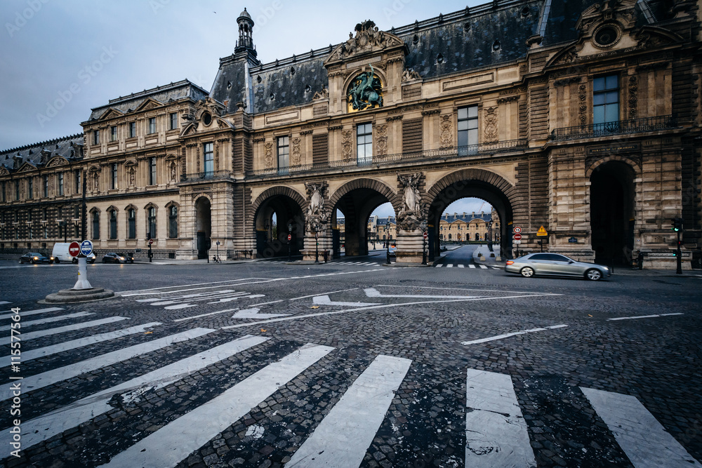 The Porte Des Lions, in Paris, France.
