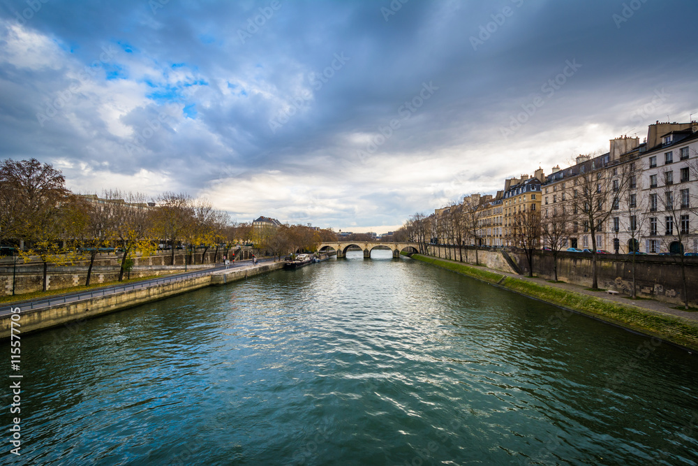 The Seine, in Paris, France.