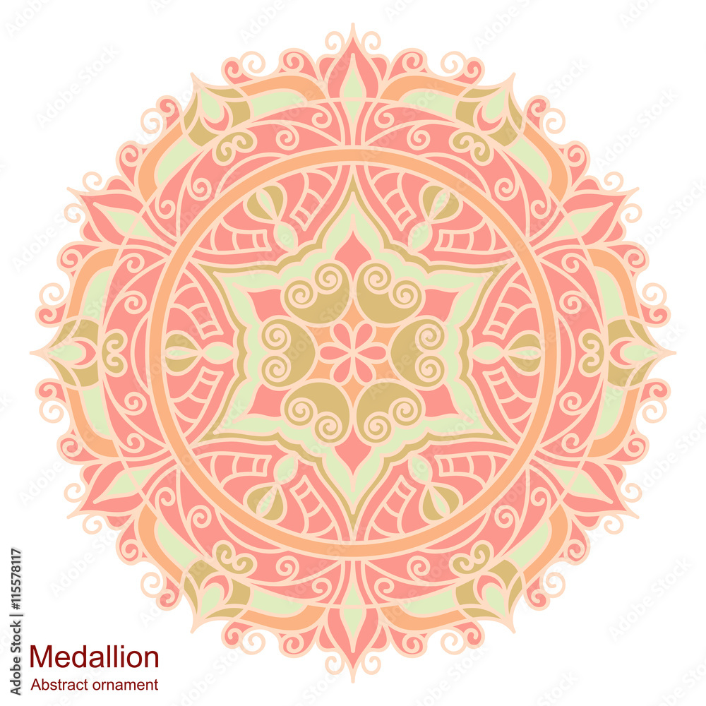 Ethnic Medallion-Mandala. Ethnic Medallion-Mandala.