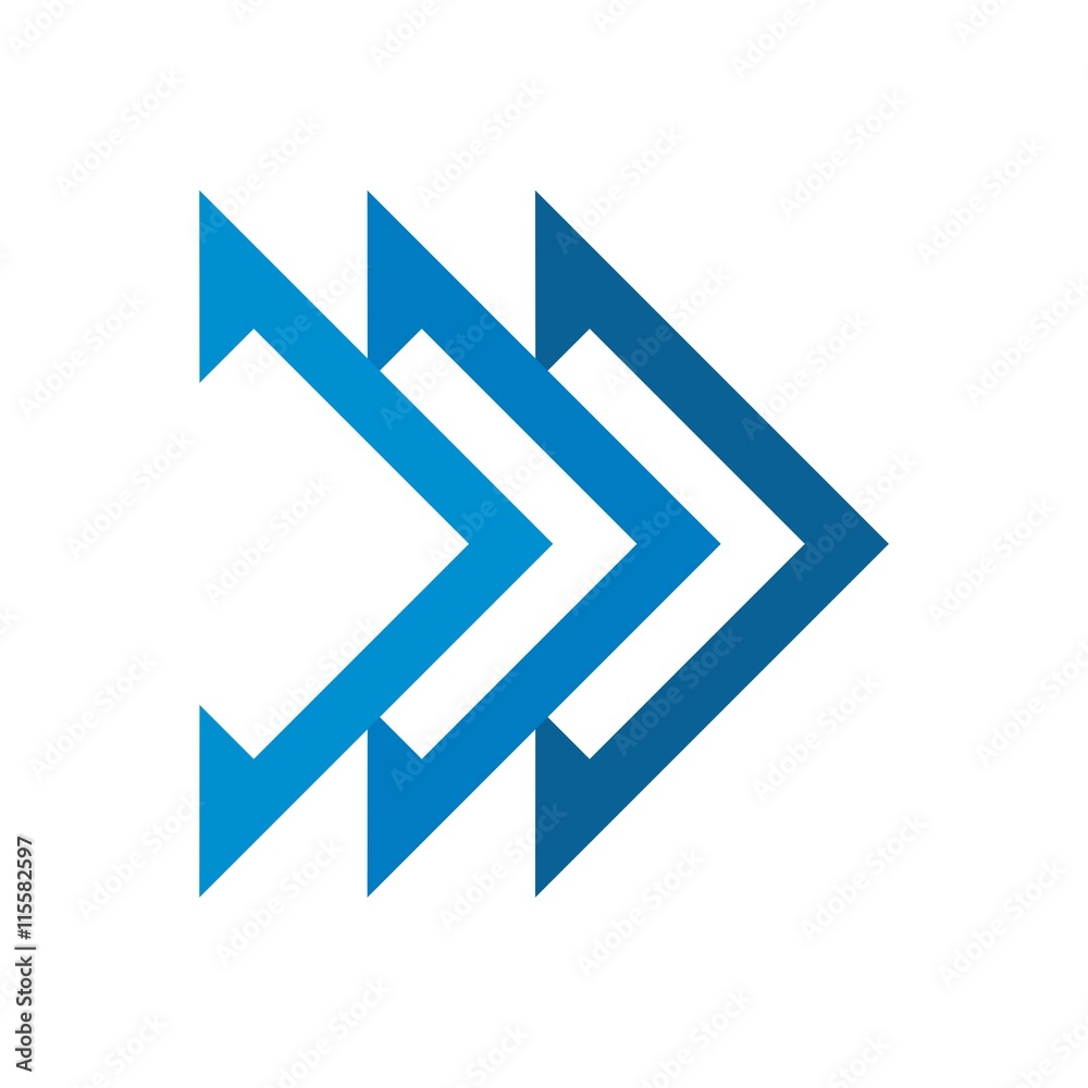 Arrow symbol logo design element. Arrow symbol logo design element.