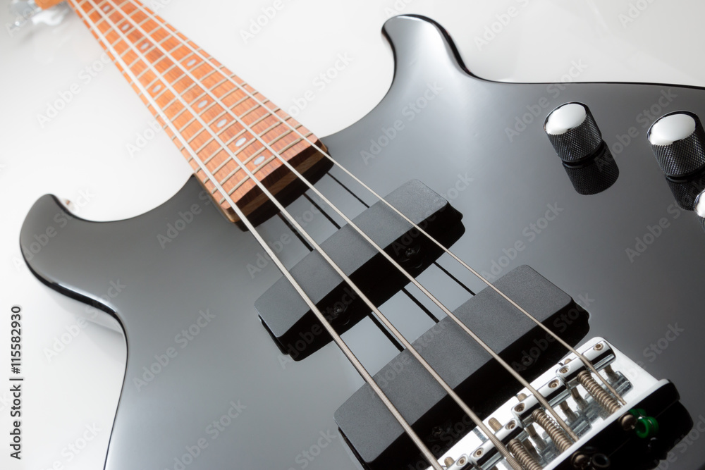 Black Electric Bass Guitar Black Electric Bass Guitar