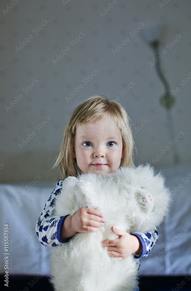 Portrait of girl holding toy cat
Portrait of girl holding toy cat