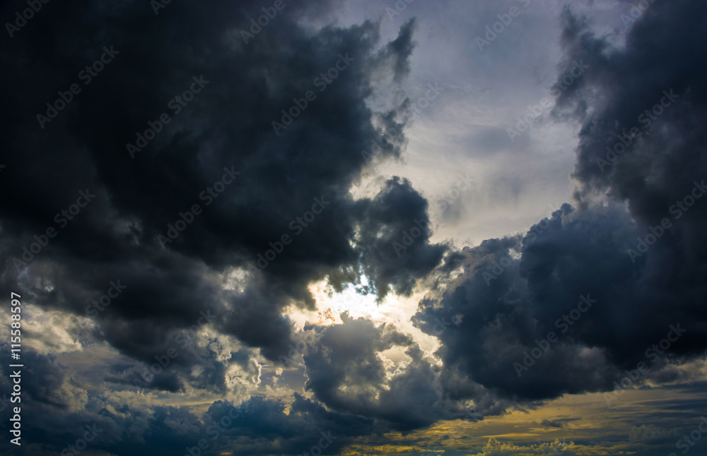 Obraz premium A beautiful cloudy sky.