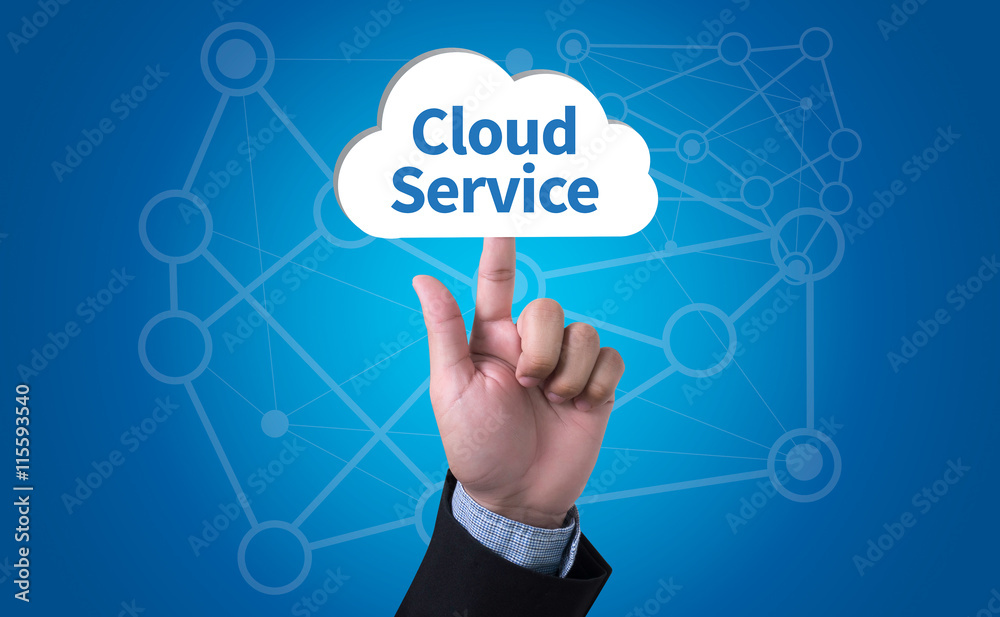 Cloud Service (Cloud Computing diagram on the new computer inter Cloud Service (Cloud Computing diagram on the new computer inter