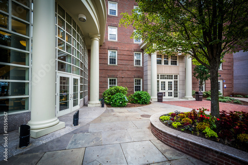 Gardens and Snowden Dining Hall, at Johnson and Wales University photo