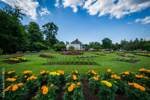 Gardens at Elizabeth Park, in Hartford, Connecticut.
