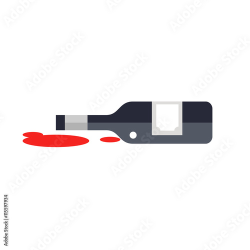 Spill Red Wine Icon