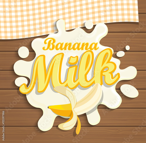 Milk banana splash.