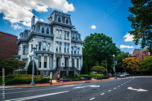 Historic house at Logan Circle, in Washington, DC.