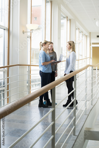 Sweden, Vastra Gotaland, Gothenburg, School of Business, Economics and Law, Young women at university