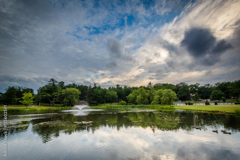 Lake at White Park, in Concord, New Hampshire.