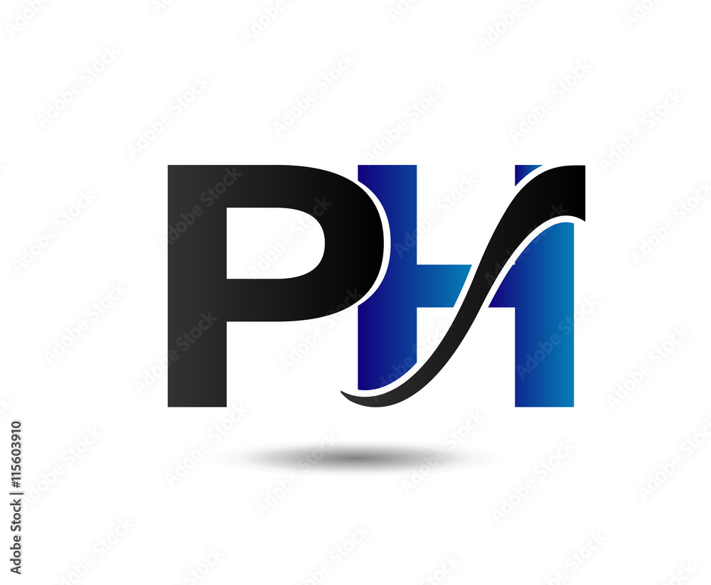 PH company linked letter logo
PH company linked letter logo