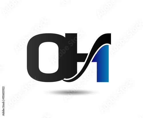 Unusual O and H Business logo template oh logo icon
