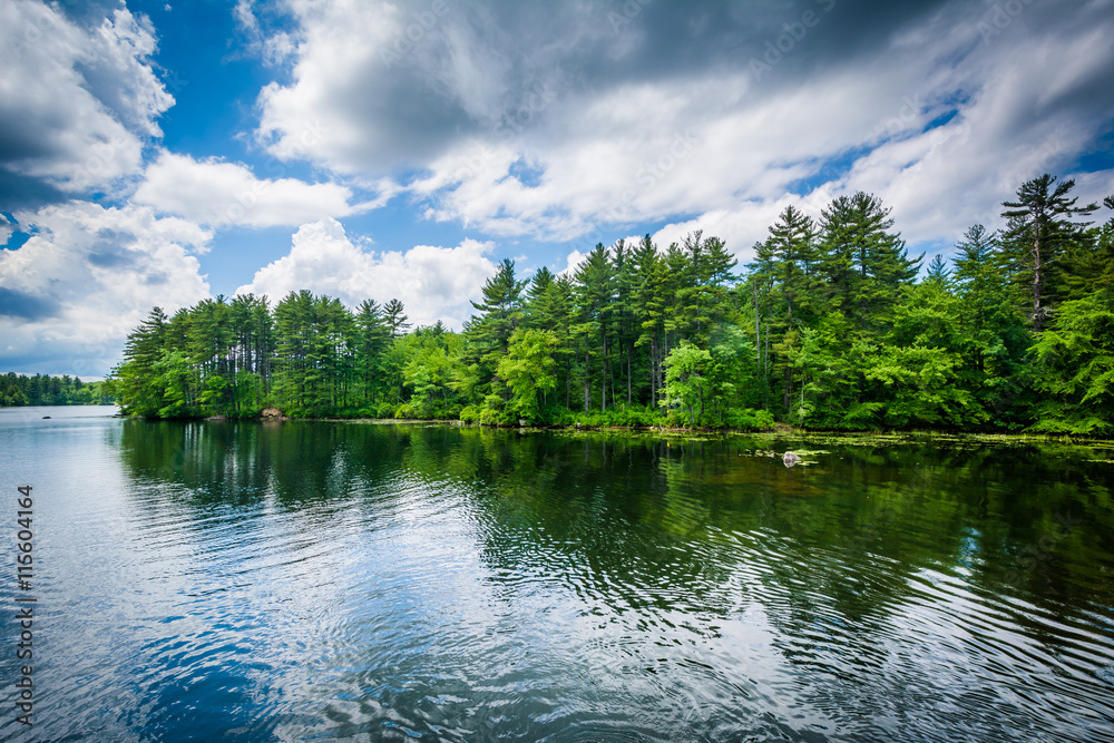 Obraz premium Massabesic Lake, in Manchester, New Hampshire.