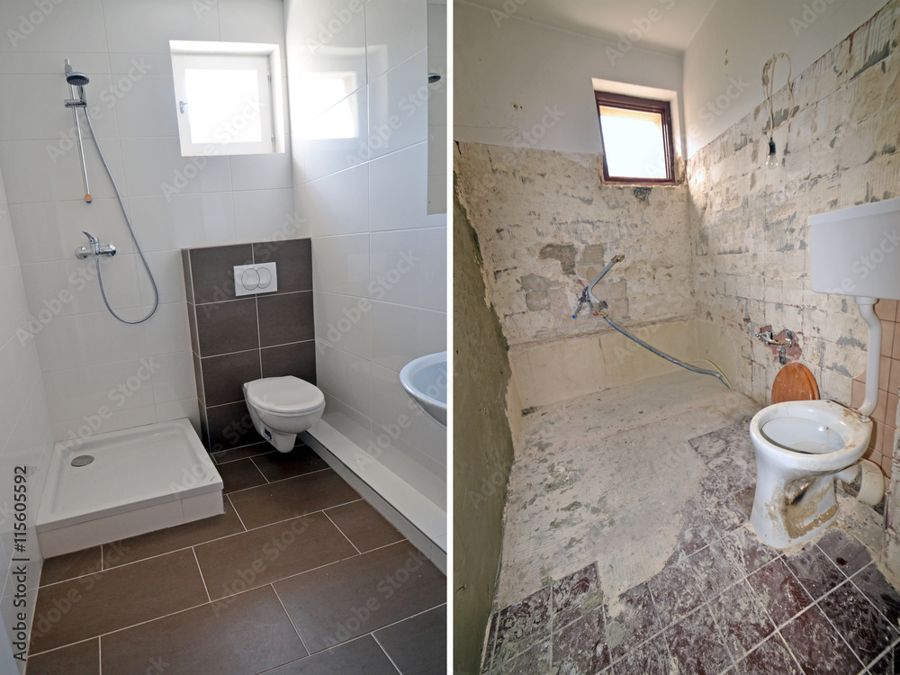 Sanierung Bad, neues Bad
