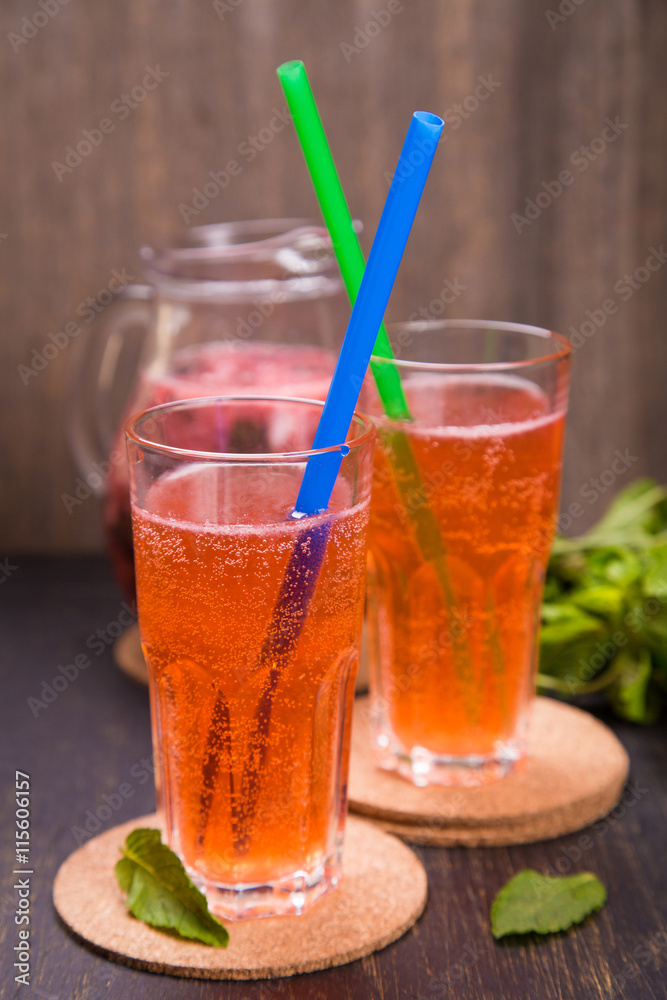 fresh strawberry drink
