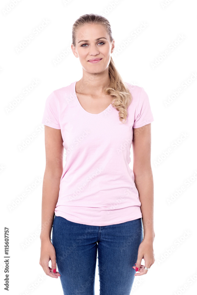 Young female model posing to camera! Young female model posing to camera!