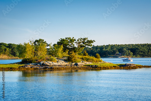 Small island in the Piscataqua River, in Portsmouth, New Hampshi