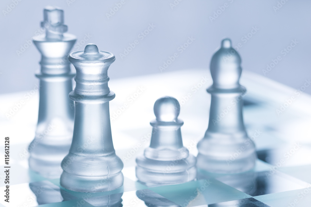 glass chess glass chess