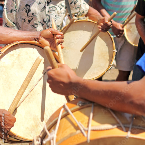 The rhythm of African drums