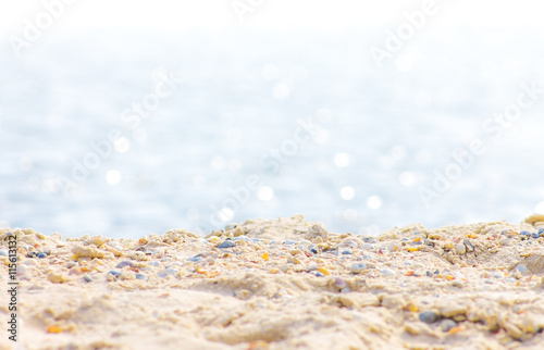 beach sea blue sky and azure water, nature background © Yuriy Vahlenko