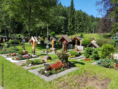 Bergfriedhof, Berchtegaden, Oberbayern photo