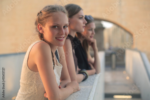 Beautiful girls' portrait