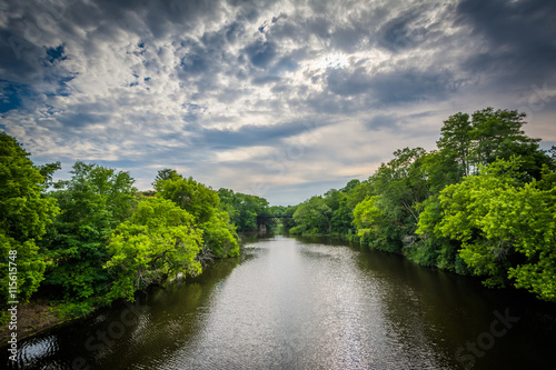The Cochecho River, in Dover, New Hampshire. photo