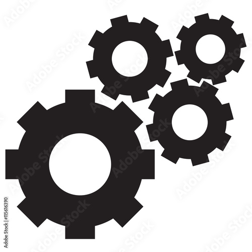 Gear Icon Vector Illustration