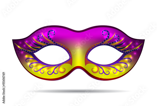 Carnival mask for masquerade costume.