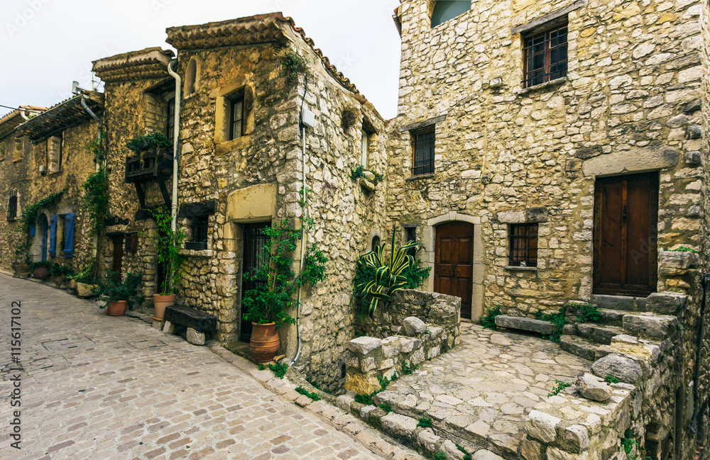 Tourrettes-sur-Loup in France. Tourrettes-sur-Loup in France.
