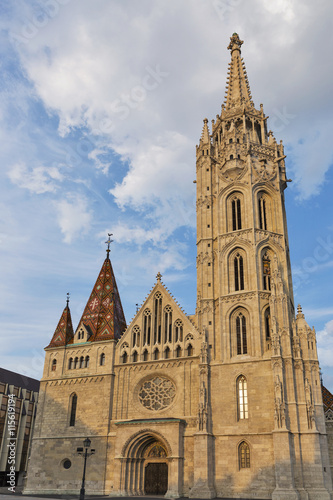 Matthias church in Buda Castle, Budapest, Hungary