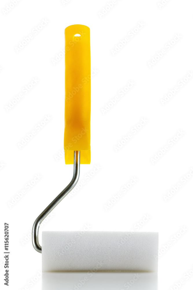 Obraz premium paint roller isolated on white