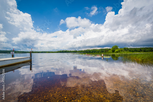 The clear waters of Massabesic Lake, in Auburn, New Hampshire. photo