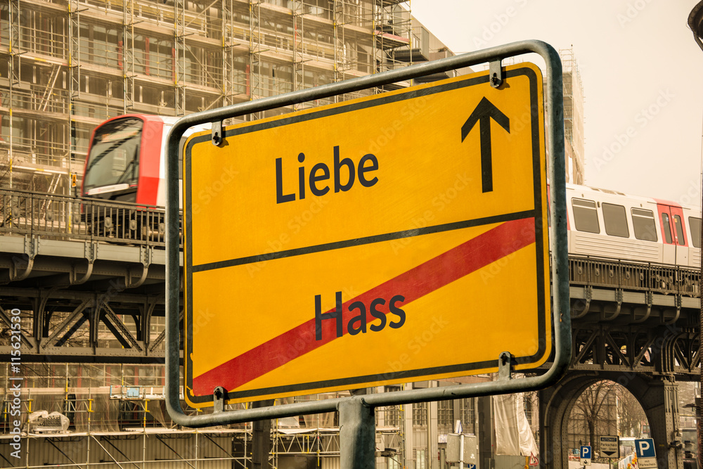 Fototapeta premium Schild 113 - Liebe