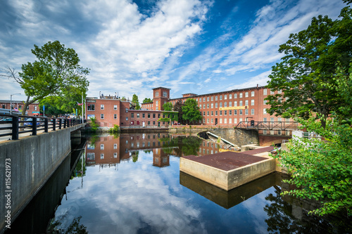 The historic Cocheco Mill, in Dover, New Hampshire. photo