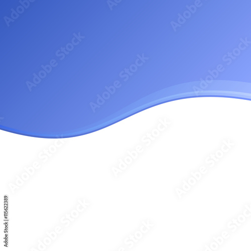 Blue and White Blank Abstract Background. Vector