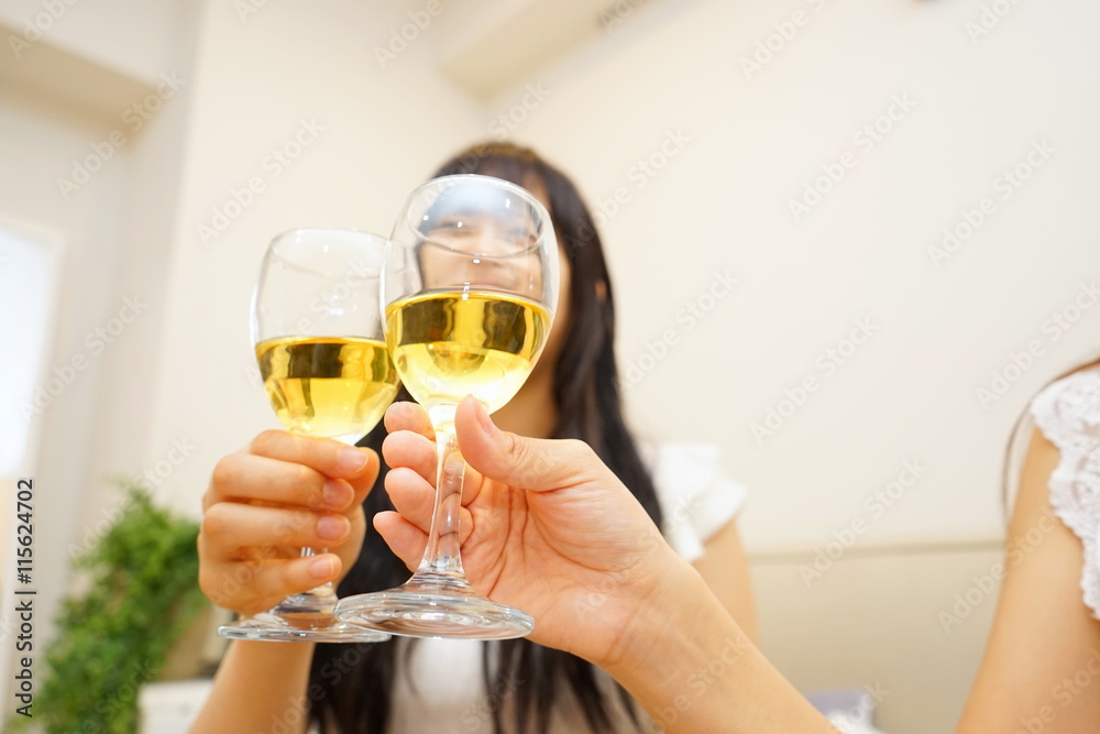 Young Japanese girls having a home party at home 家でホームパーティーをする日本人の若い女性 宅飲み Young Japanese girls having a home party at home 家でホームパーティーをする日本人の若い女性 宅飲み