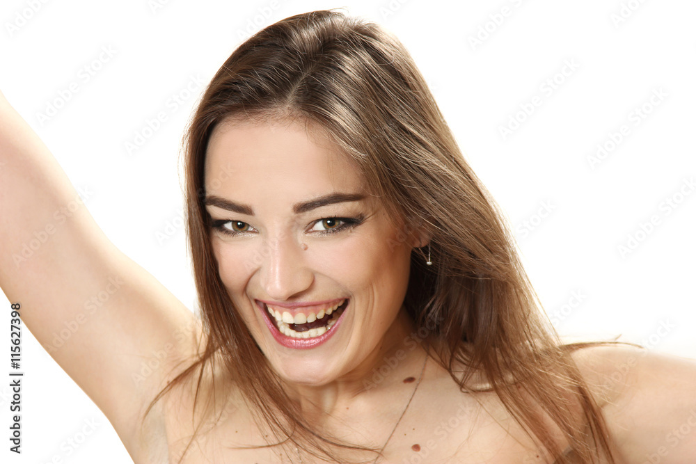 emotional portrait of the young woman emotional portrait of the young woman