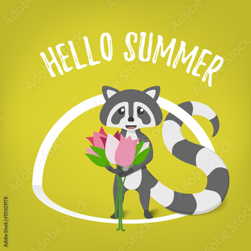 Postcard with the greeting